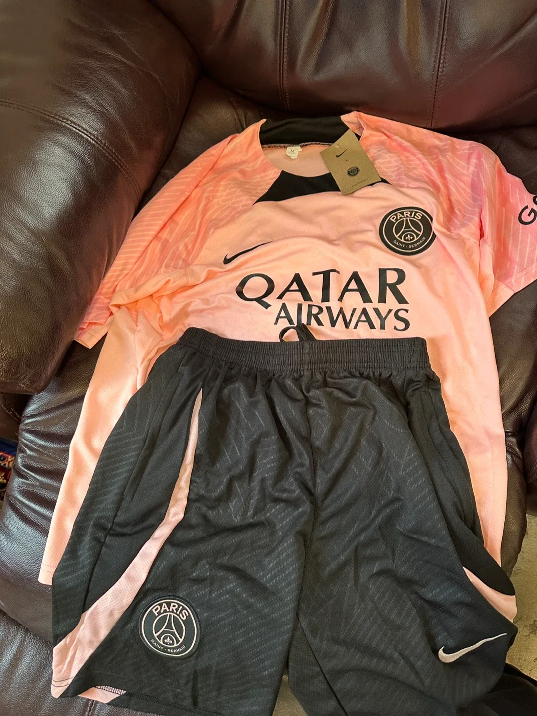 Nike Paris Saint-Germain Soccer Jersey & Shorts Set - photo 3