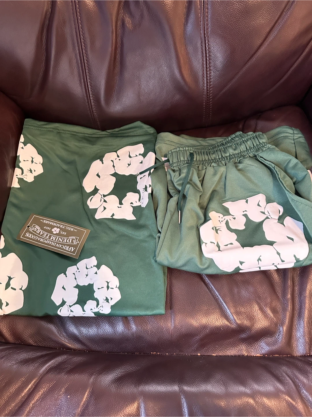Denim Tears African Diaspora Goods T-Shirt & Shorts Set - photo 3