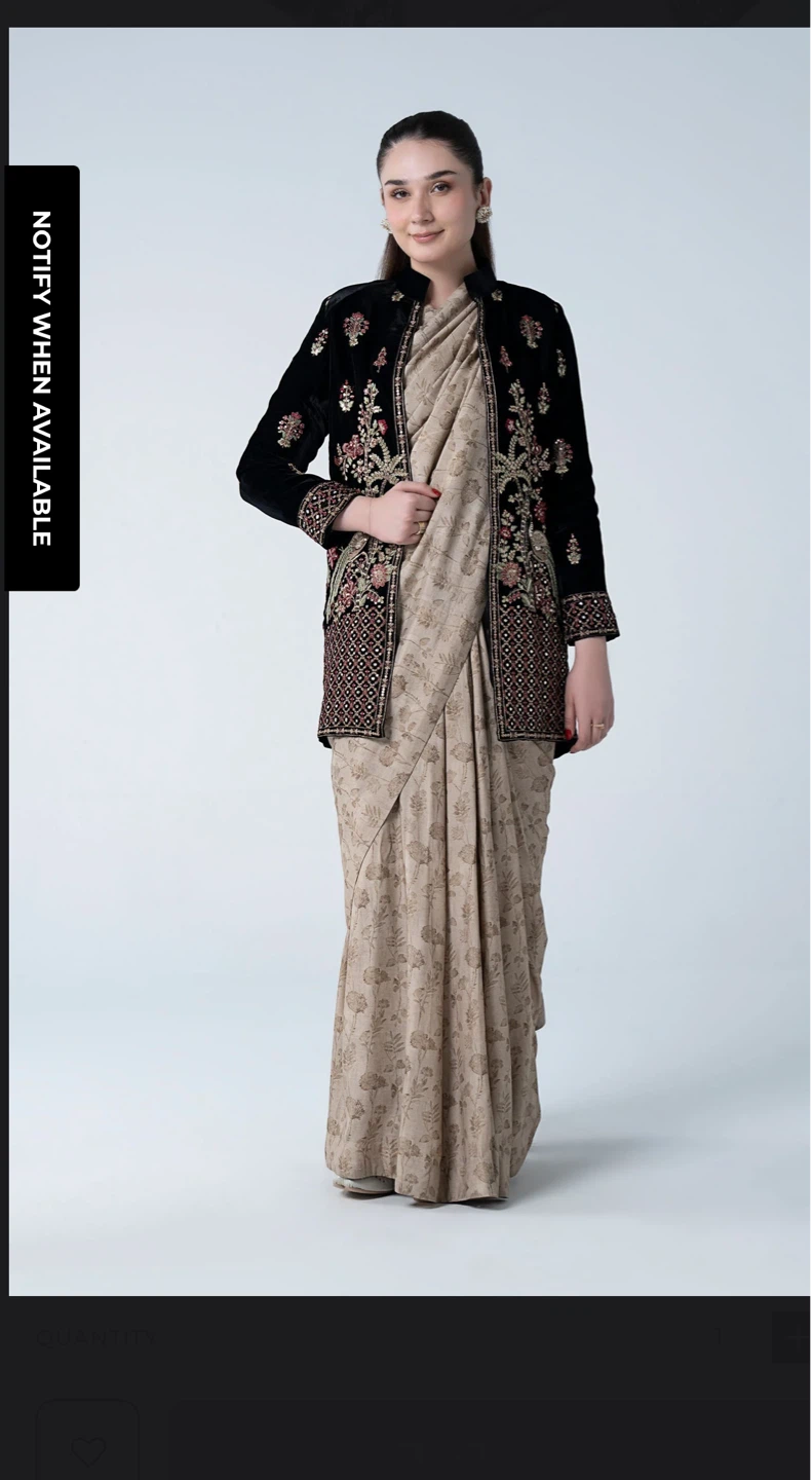 MARIA.B. Embroidered Velvet Jacket sarre - photo 2