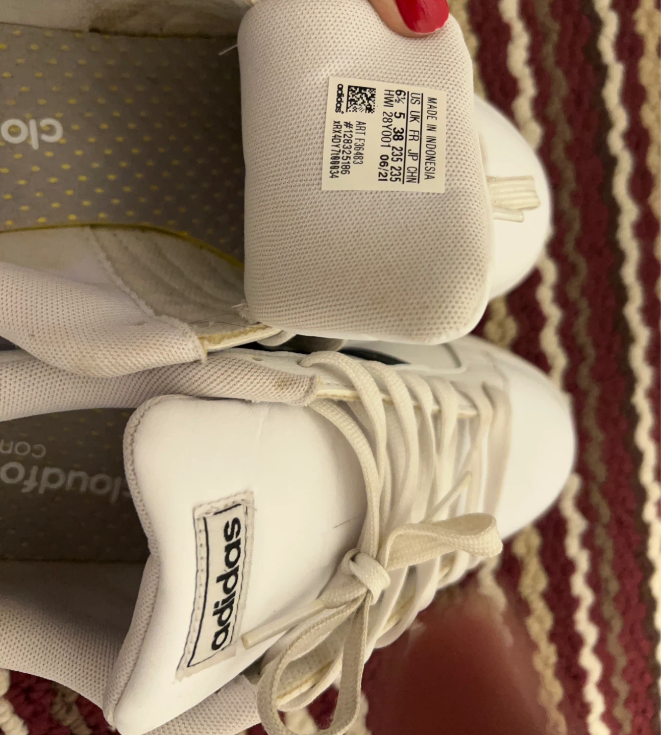LIKE NEW Adidas Grand Court Sneakers - Women's 6.5 - photo 4