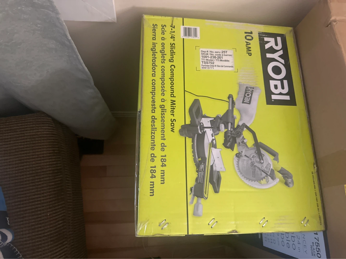 Ryobi 7-1/4" Sliding Compound Miter Saw - photo 2
