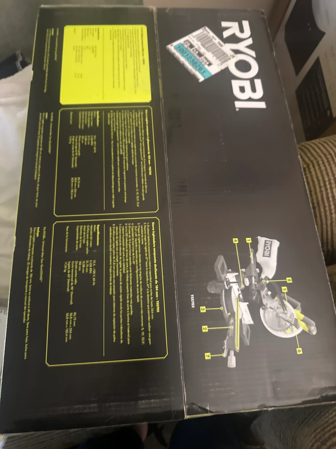 Ryobi 7-1/4" Sliding Compound Miter Saw - photo 3