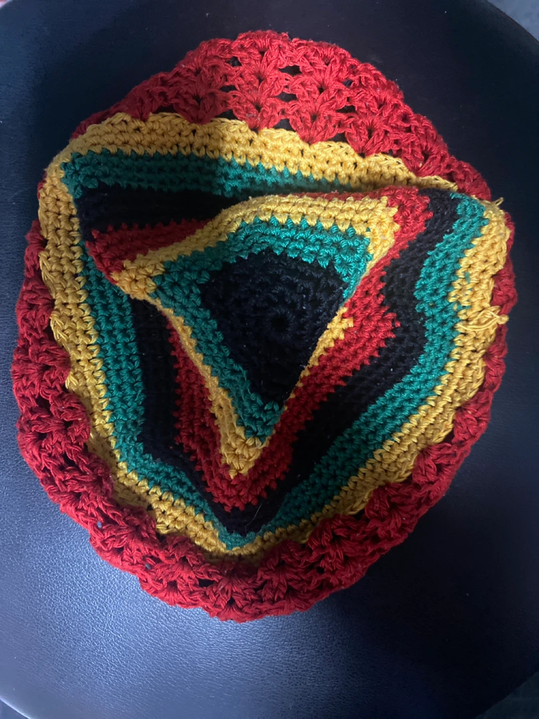 Handmade Crochet Rastafarian Hat ⚽️