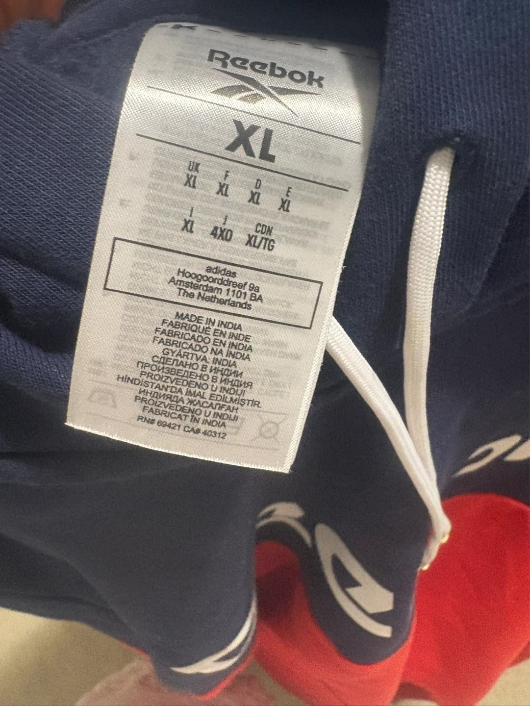 Reebok Colour Block Hoodie - photo 3