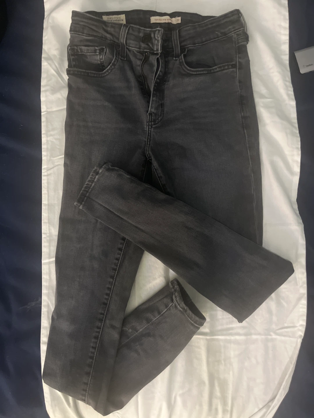 Levi's 721 High Rise Skinny Jeans Size 27 - photo 5
