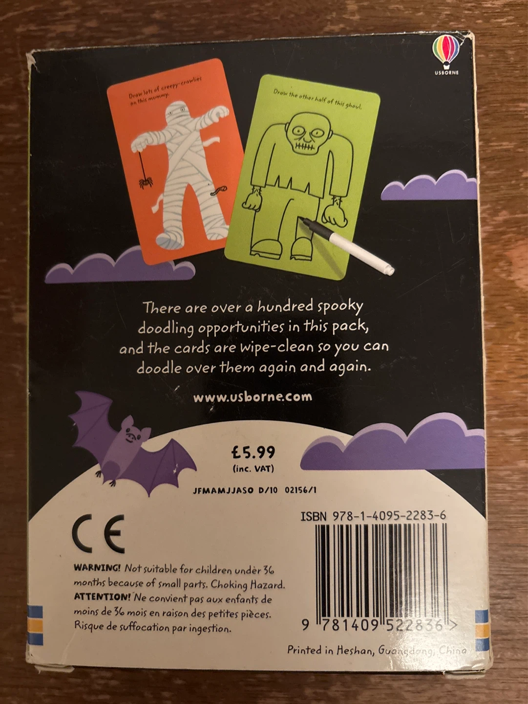 ⚽️Usborne Spooky Doodles Activity Cards - photo 2