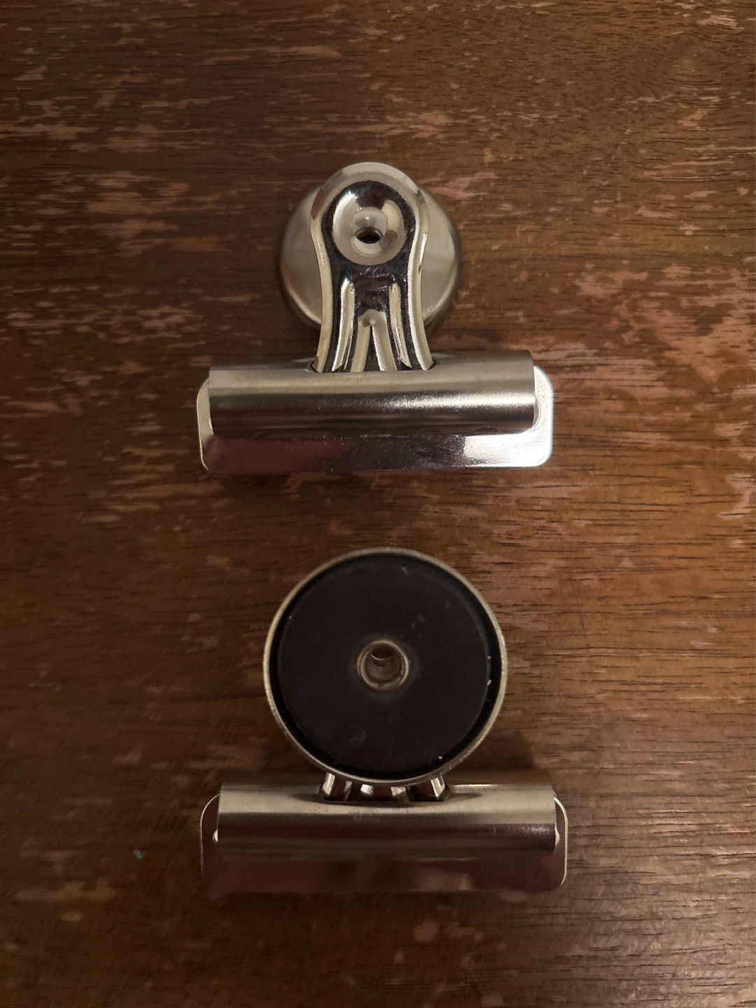 ⚽️2 Metal Binder Clips with Magnets
