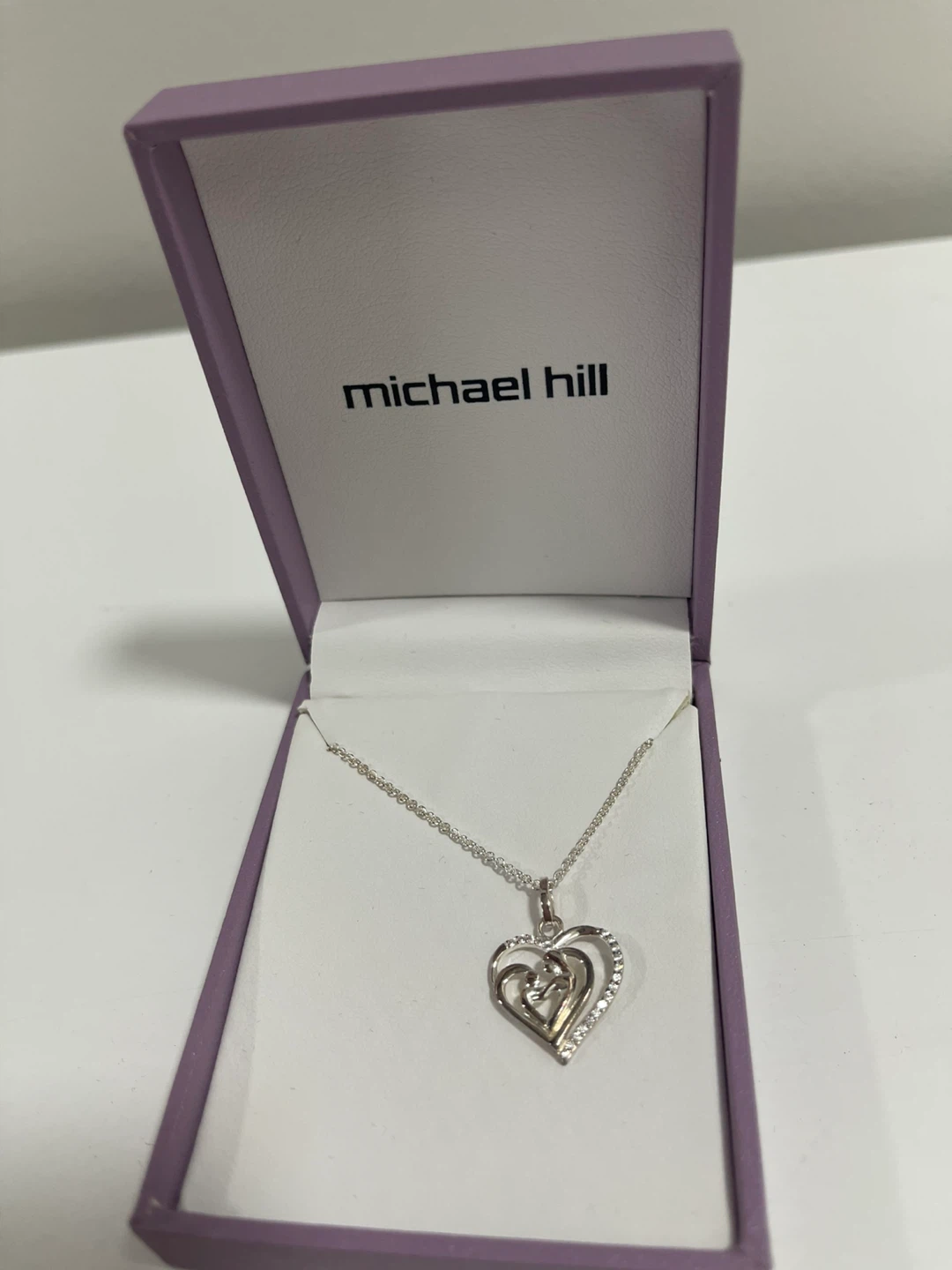 Michael Hill Double Heart Necklace