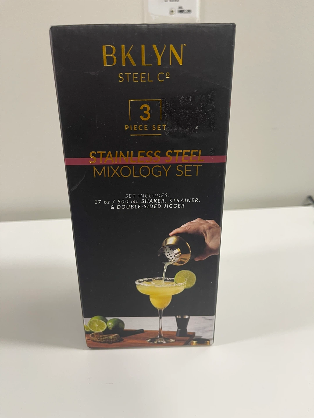 BKLYN STEEL CO Stainless Steel Mixology Set - 3 Piece