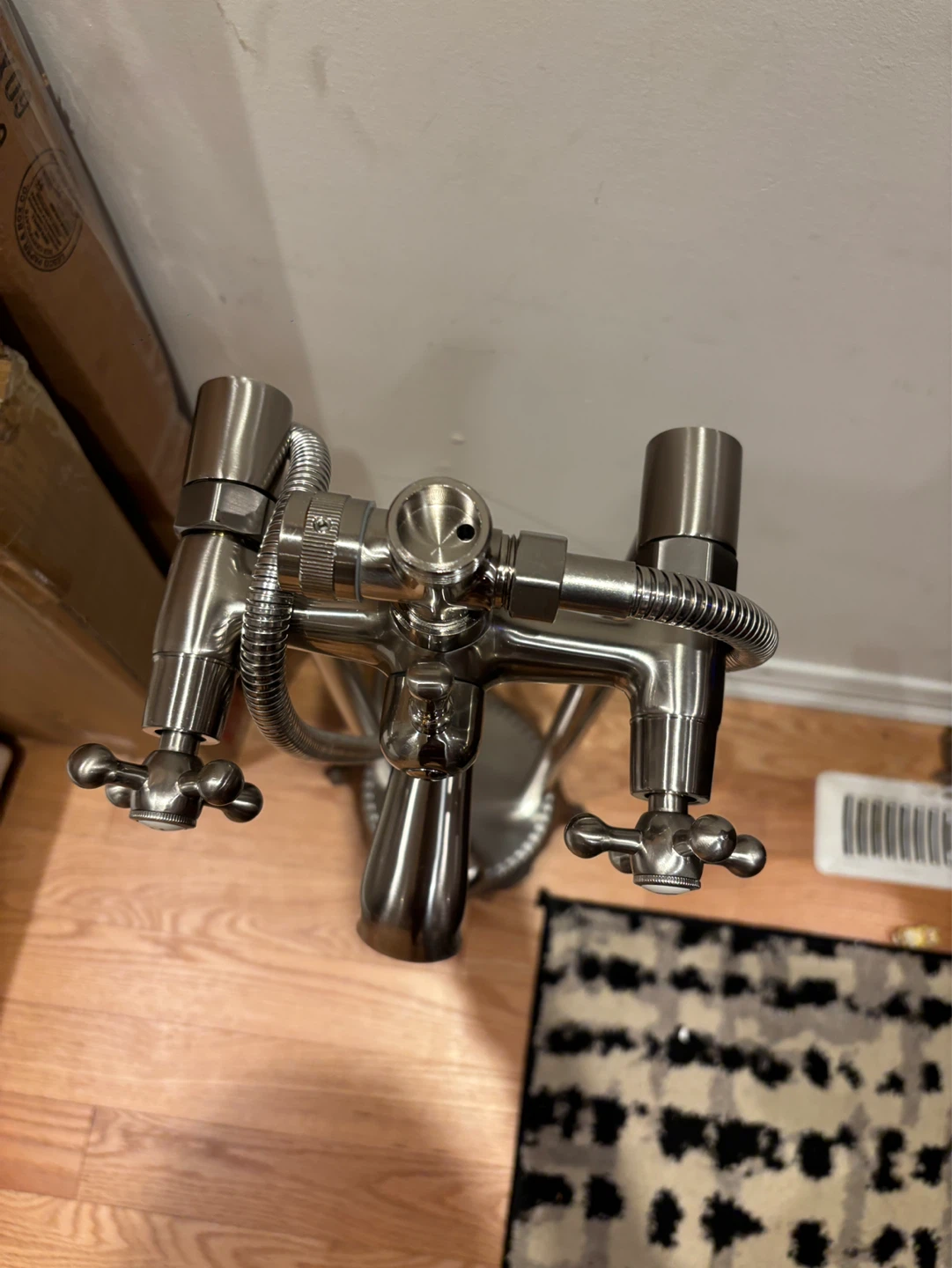 Freestanding Bathtub Faucet with Handheld Shower - photo 3