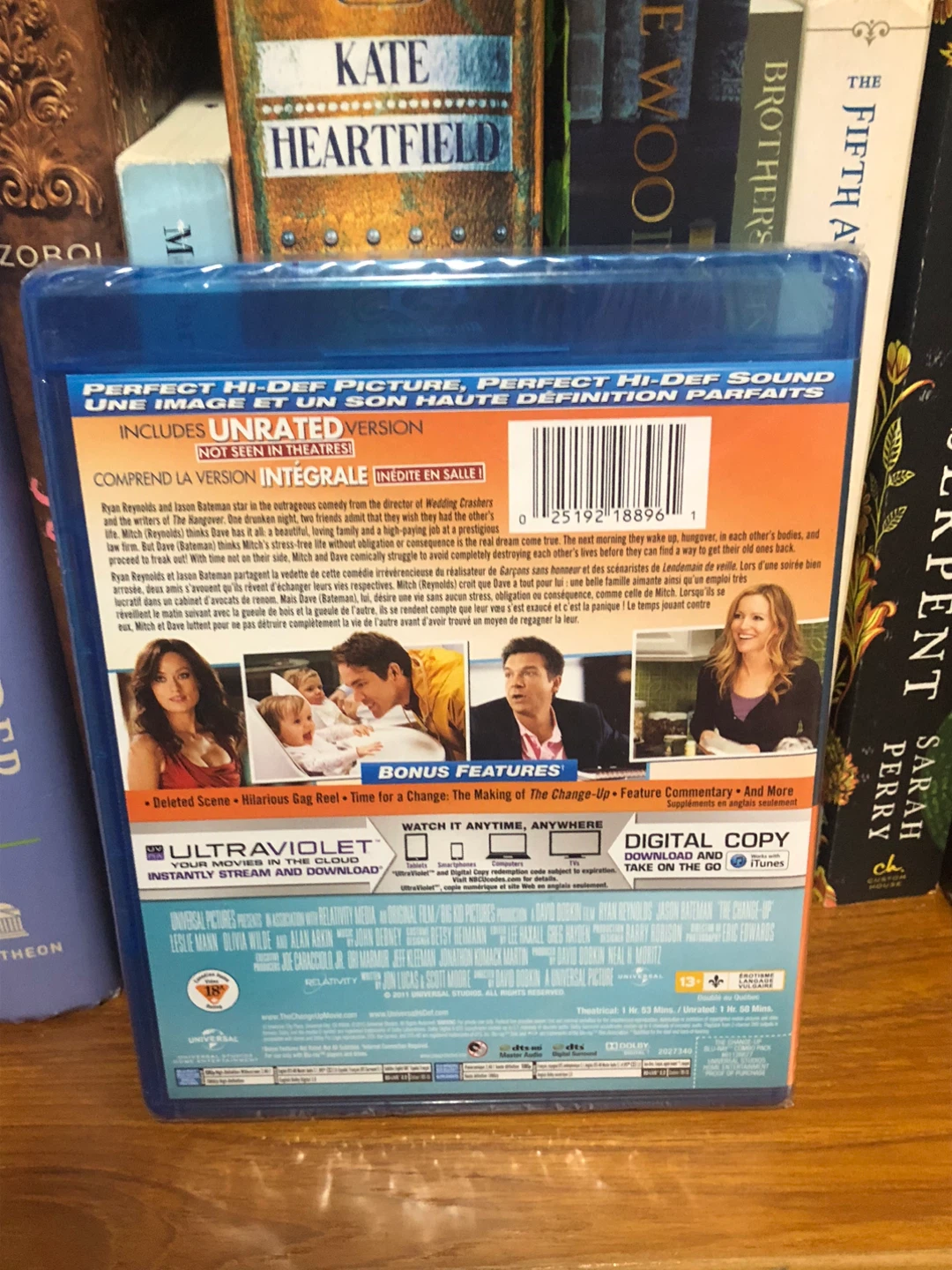 Factory Sealed — The Change-Up Blu-ray + Digital Copy ⚽️ - photo 2