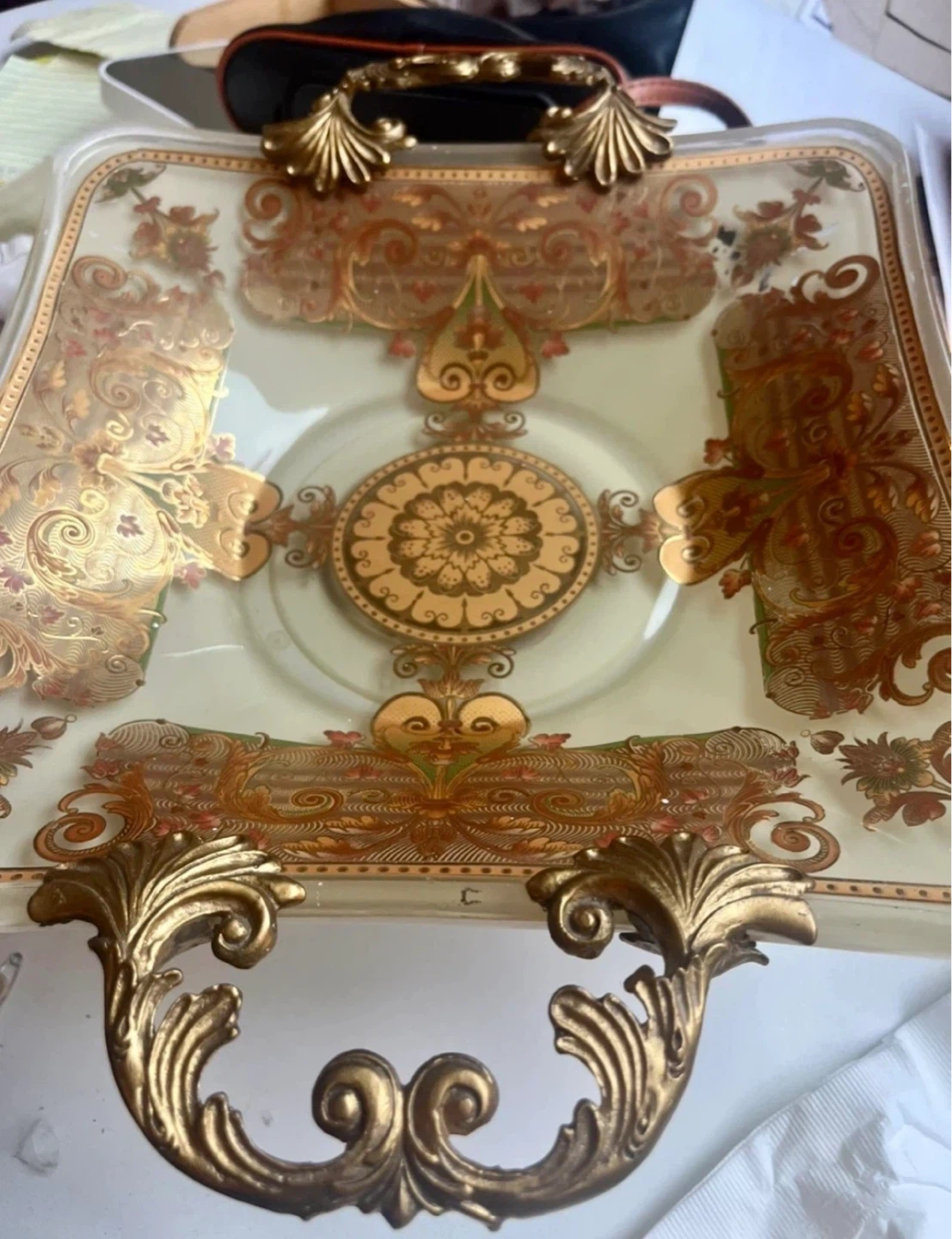 Vintage Decorative Serving Tray