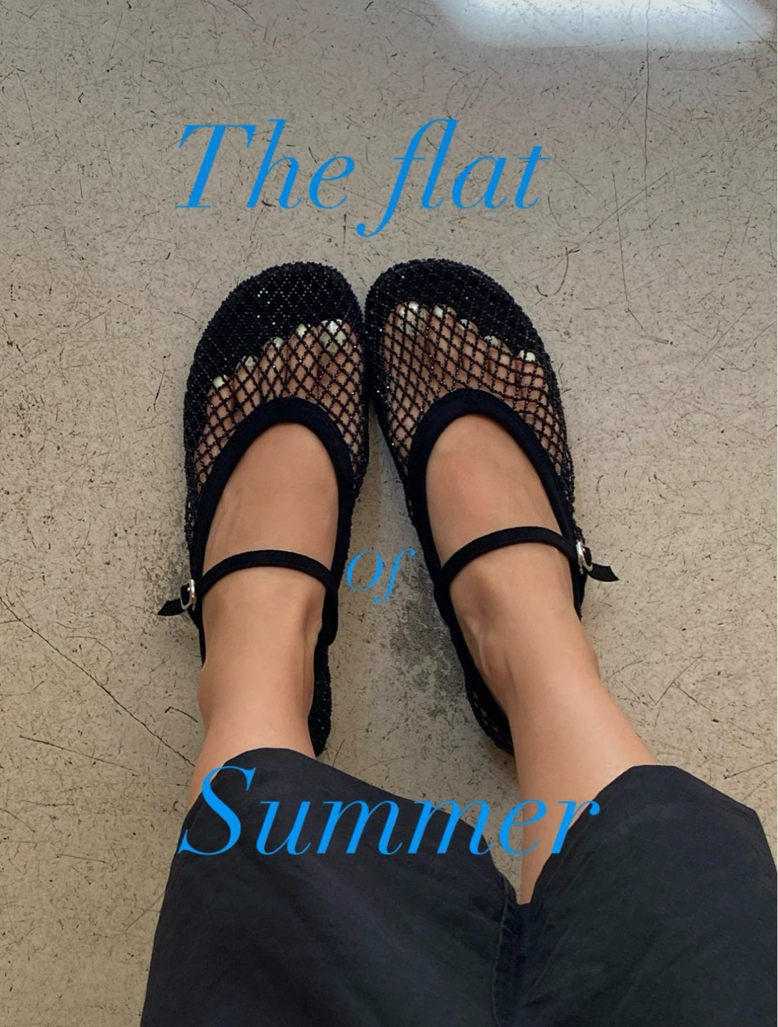 Beaded Mesh Flats