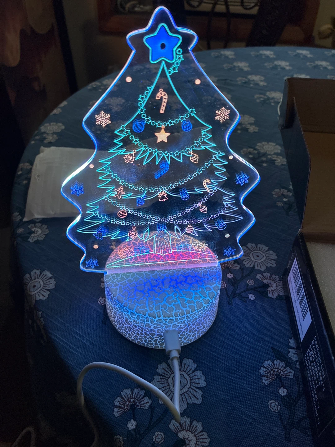 ⚽ LED Christmas Tree Night Light