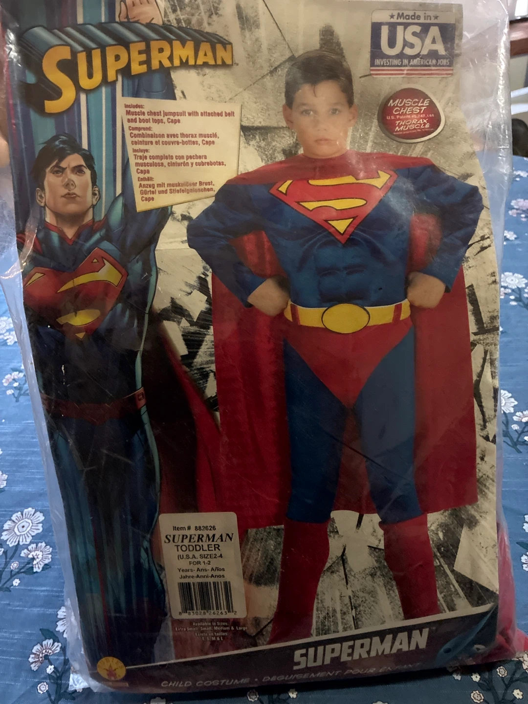 ⚽ Superman Toddler Child Costume
