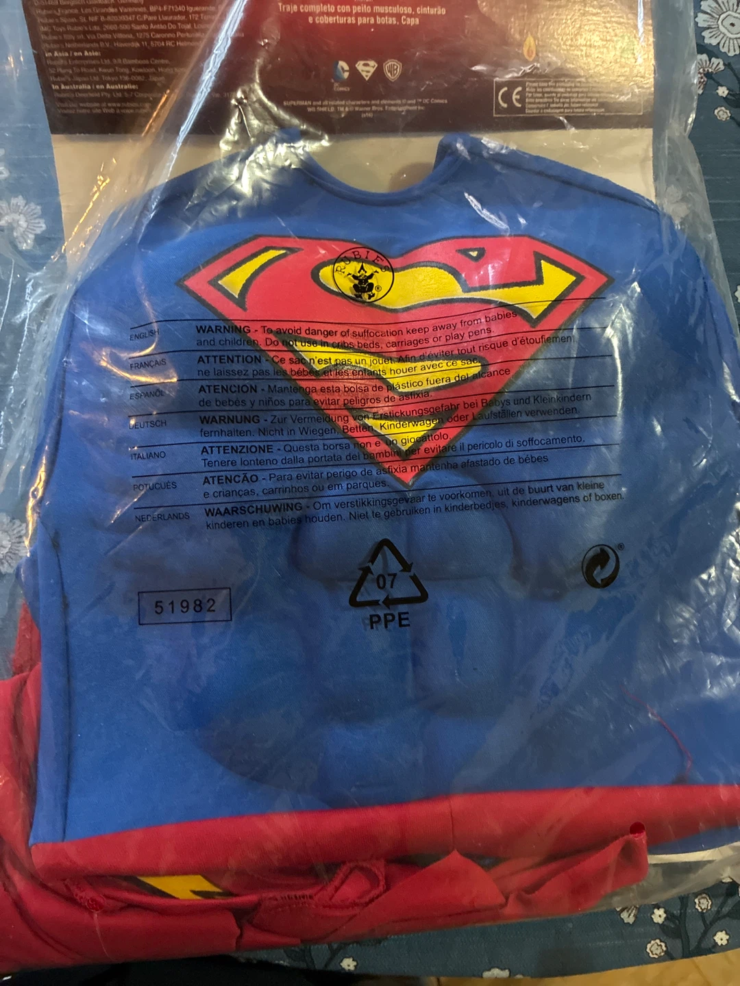 ⚽ Superman Toddler Child Costume - photo 2