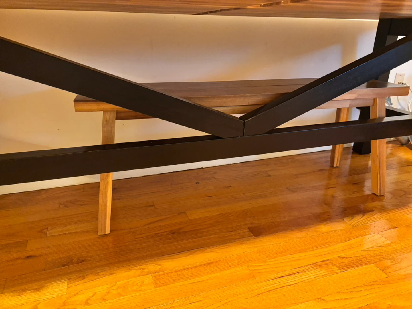 Wooden Bench with 220lbs Load Capacity - photo 2