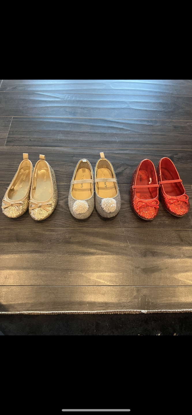 Silver Sparkle Rainbow Sandals - Size 7 and 9
