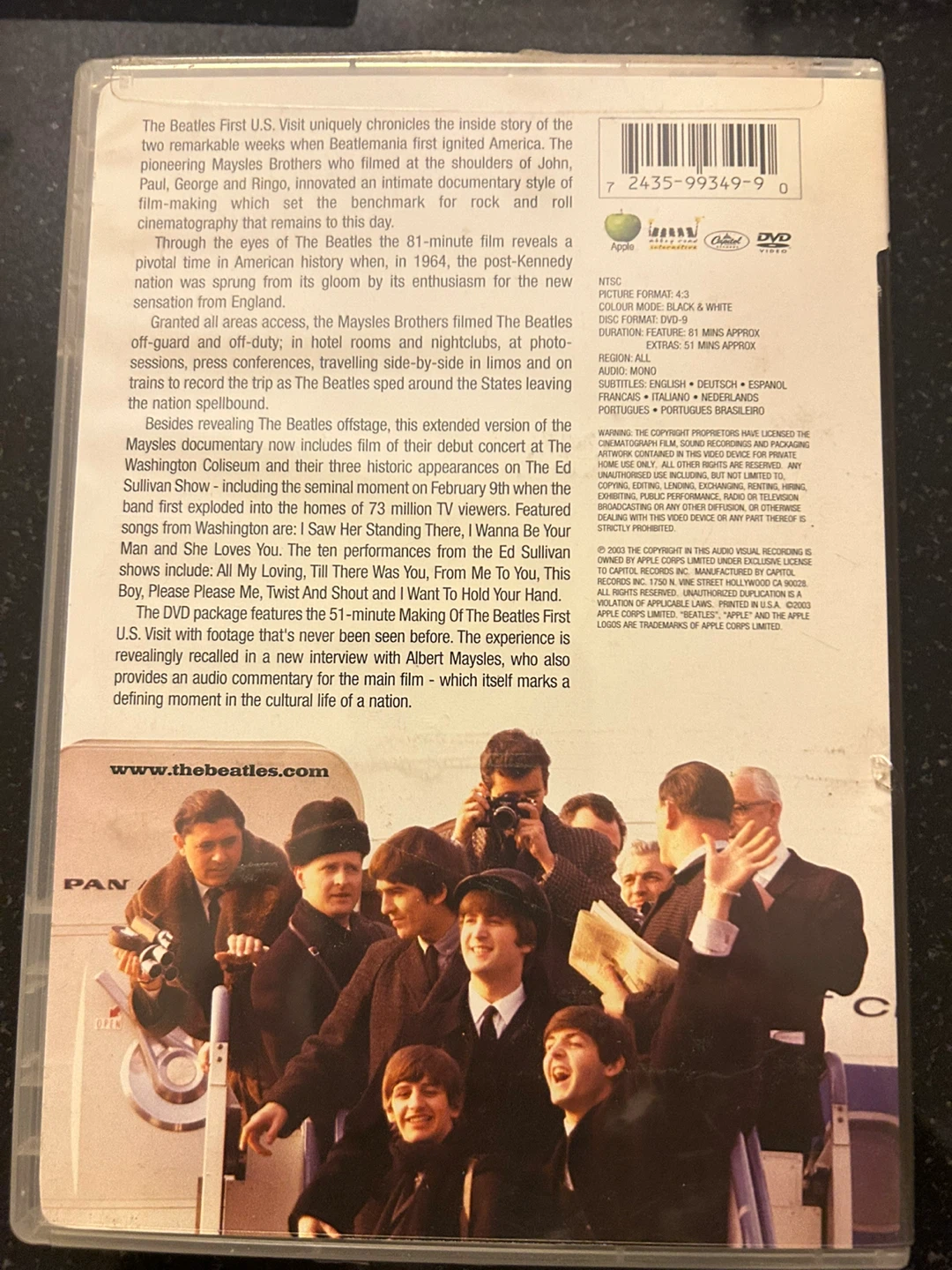 The Beatles The First U.S. Visit DVD - photo 2