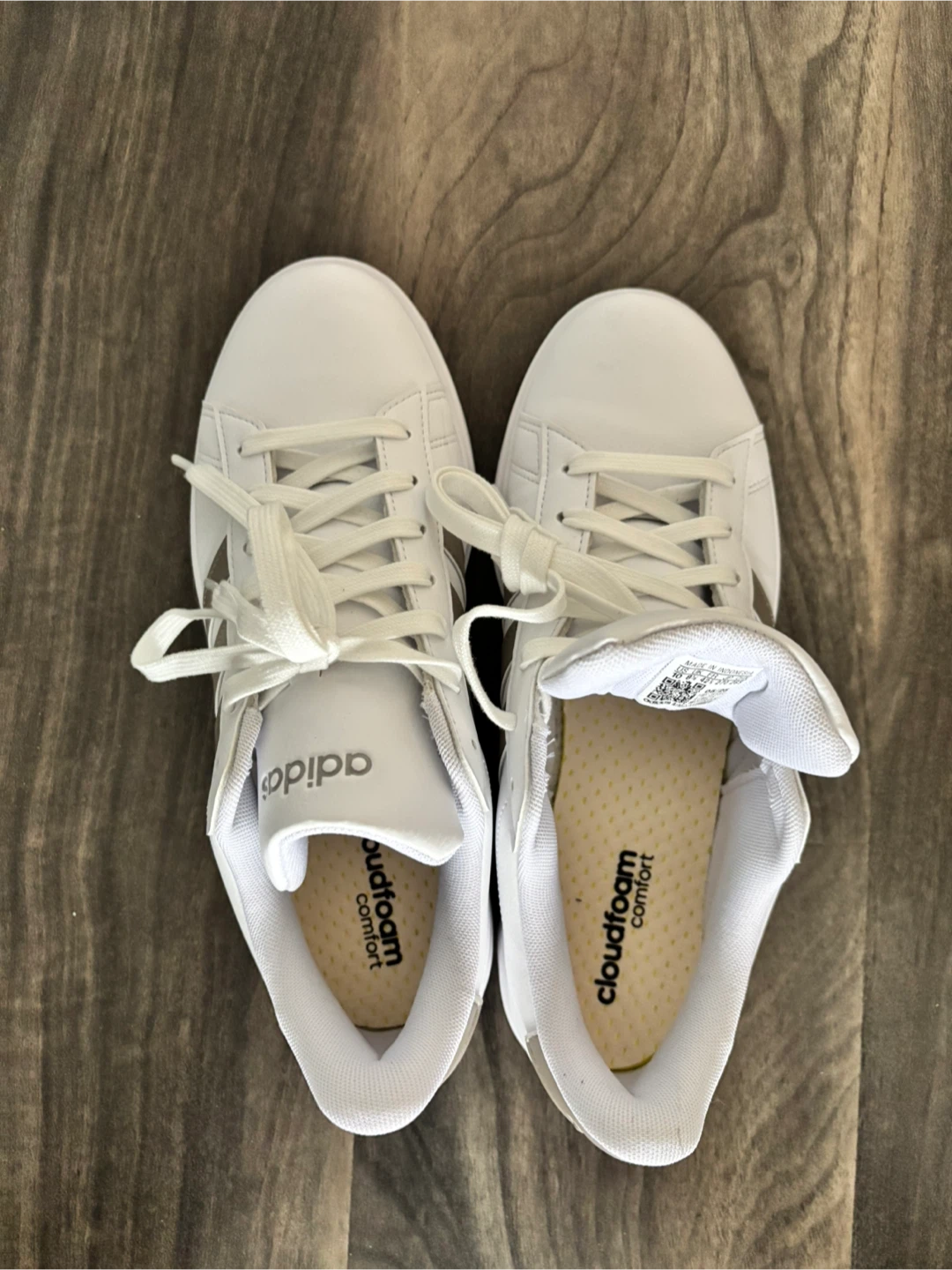 Adidas Cloudfoam Comfort Sneakers Size 10 White