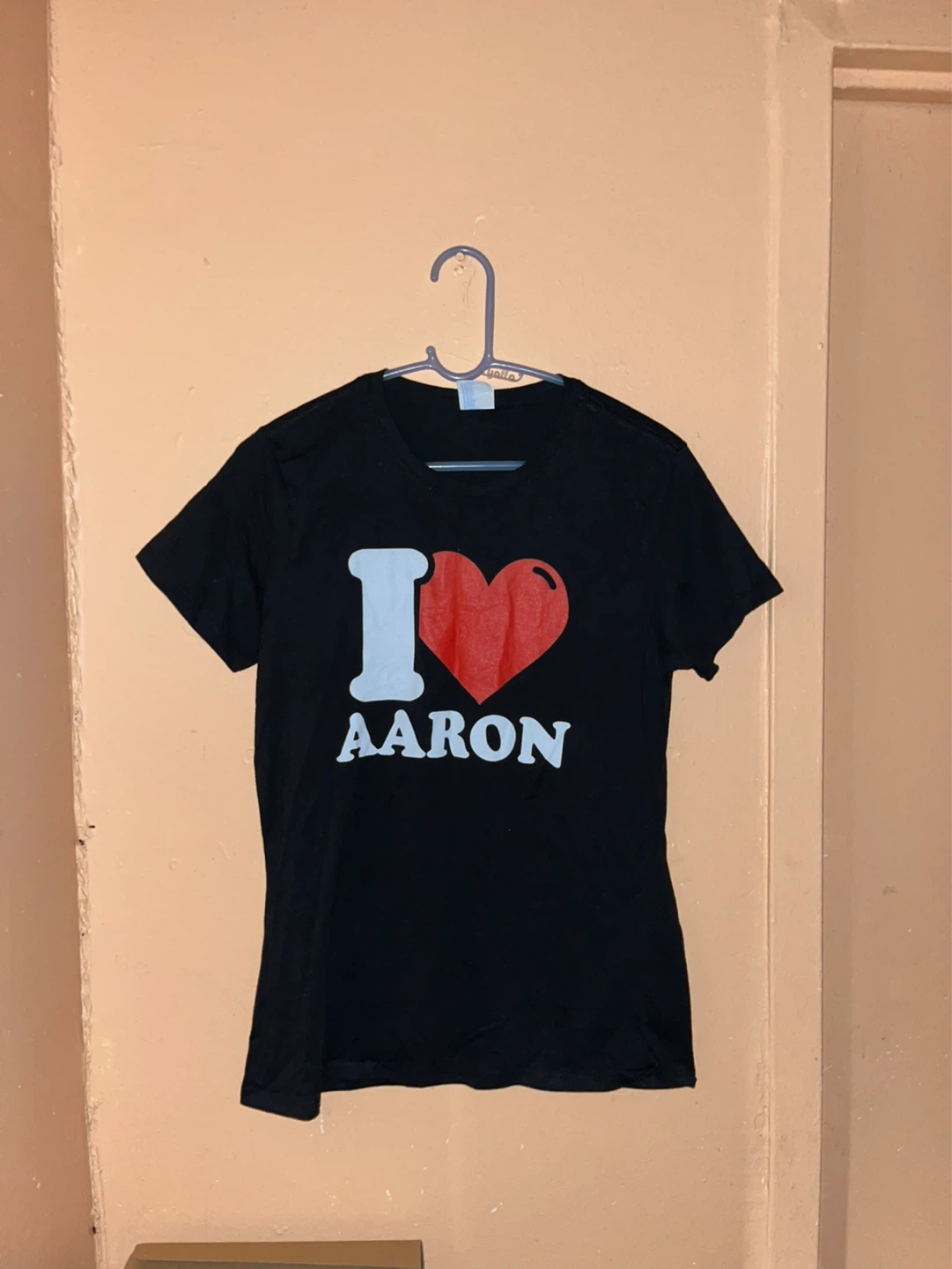 ⚽️Black "I Love Aaron" T-Shirt