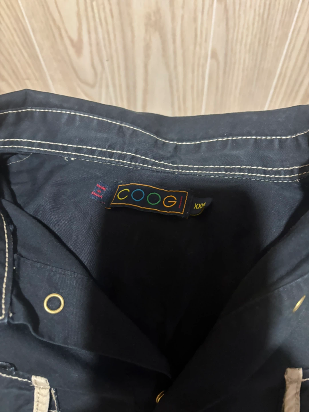 Coogi Military Style Button Down Shirt XXLarge - photo 4