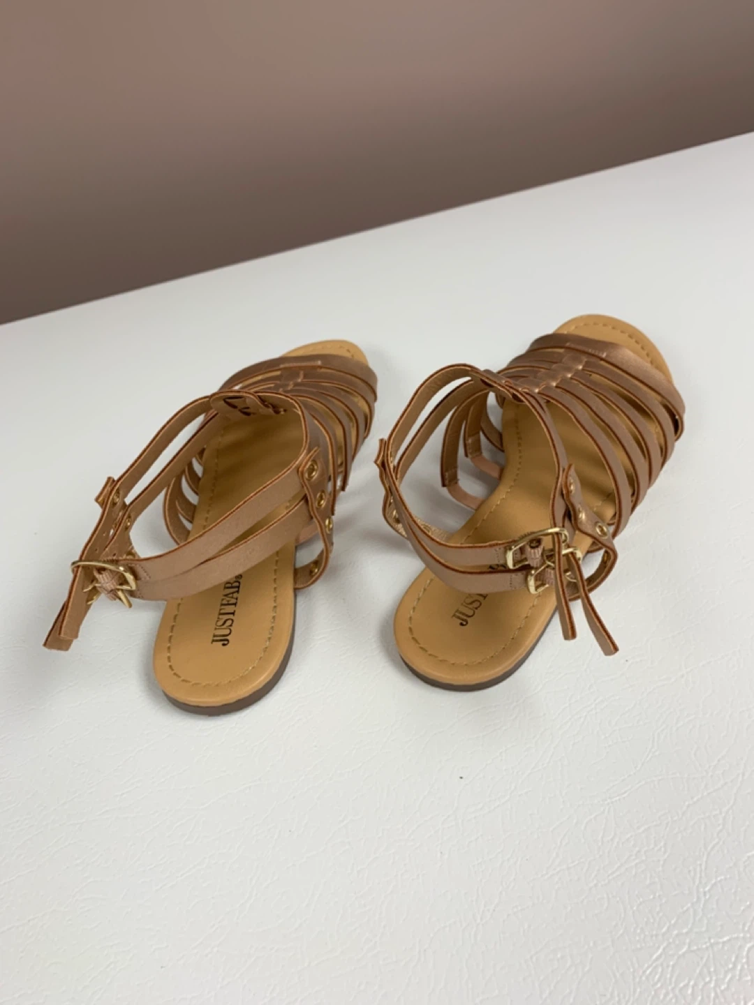 ⚽️ Rose Gold Gladiator Sandals - photo 5