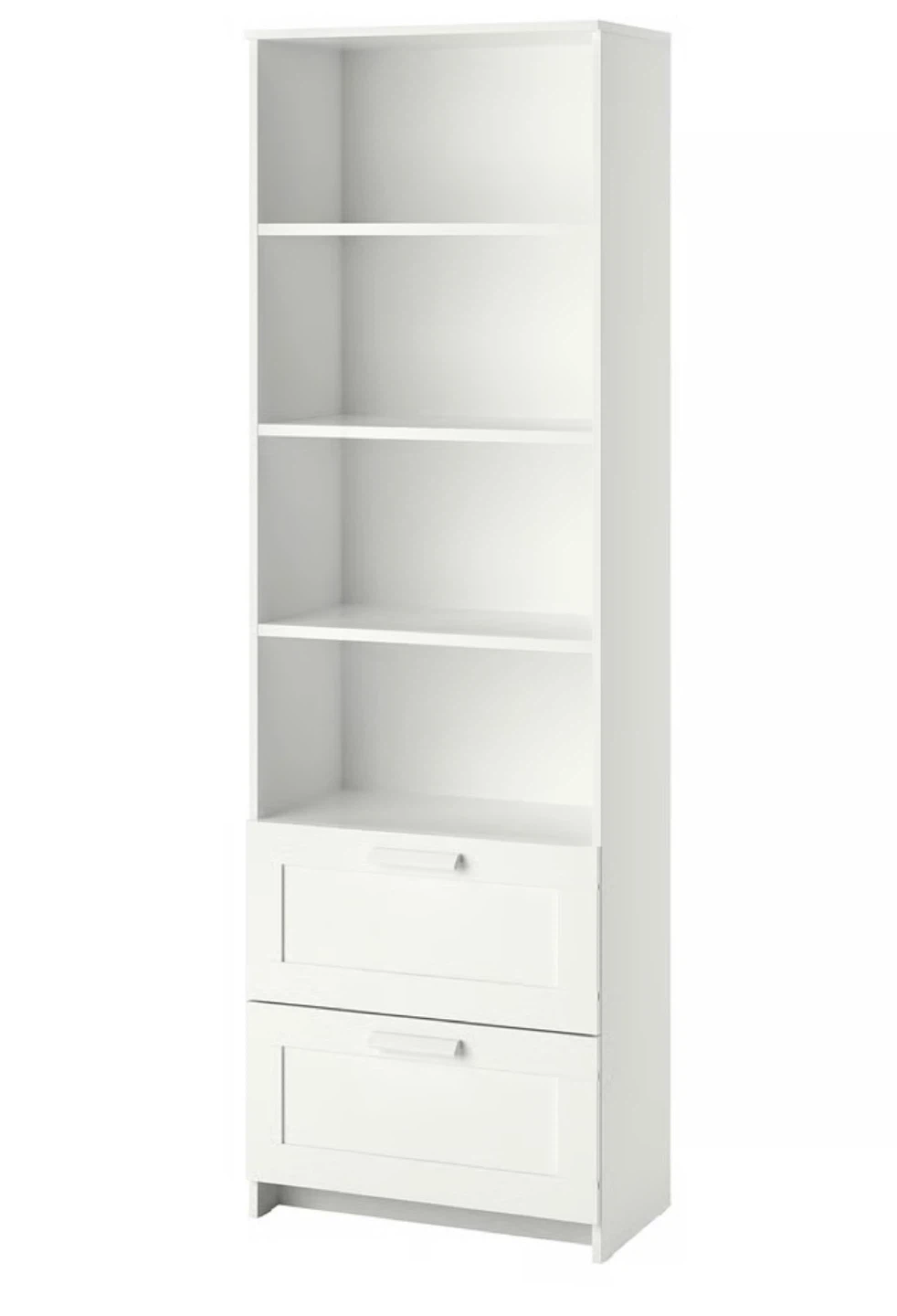IKEA BRIMNES White Bookshelf with Drawers - photo 2