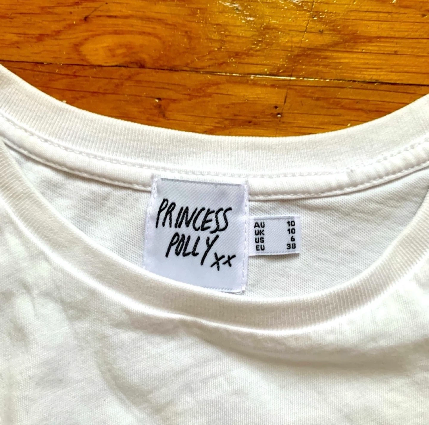 Princess Polly White Graphic T-Shirt Greetings from Italy - photo 3