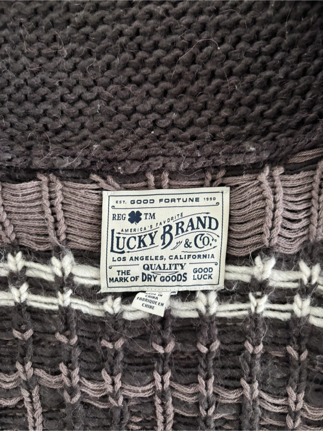 Lucky Brand men’s large sweater jacket - photo 2