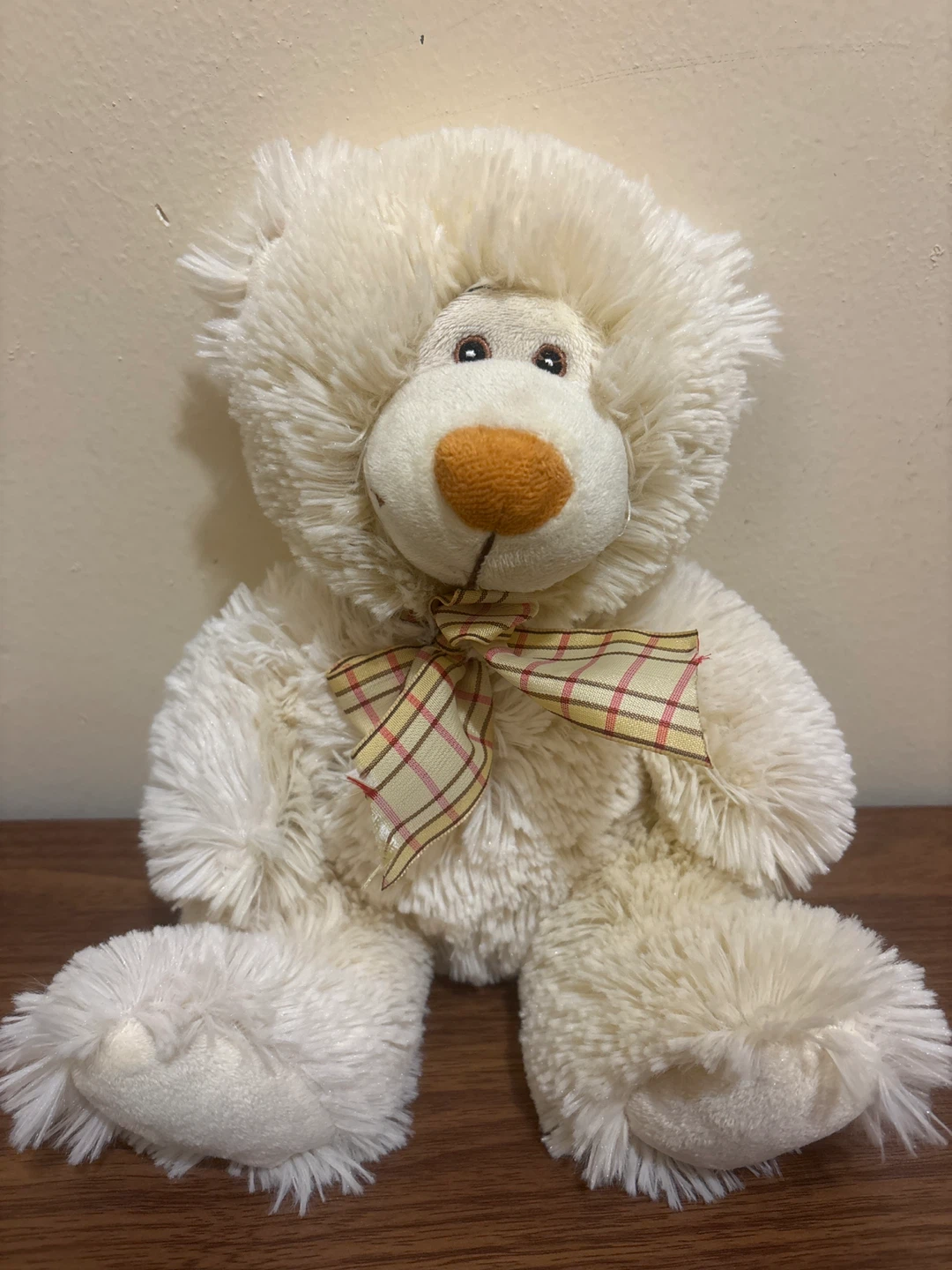 ⚽ Cream Plush Lion Stuffed Animal