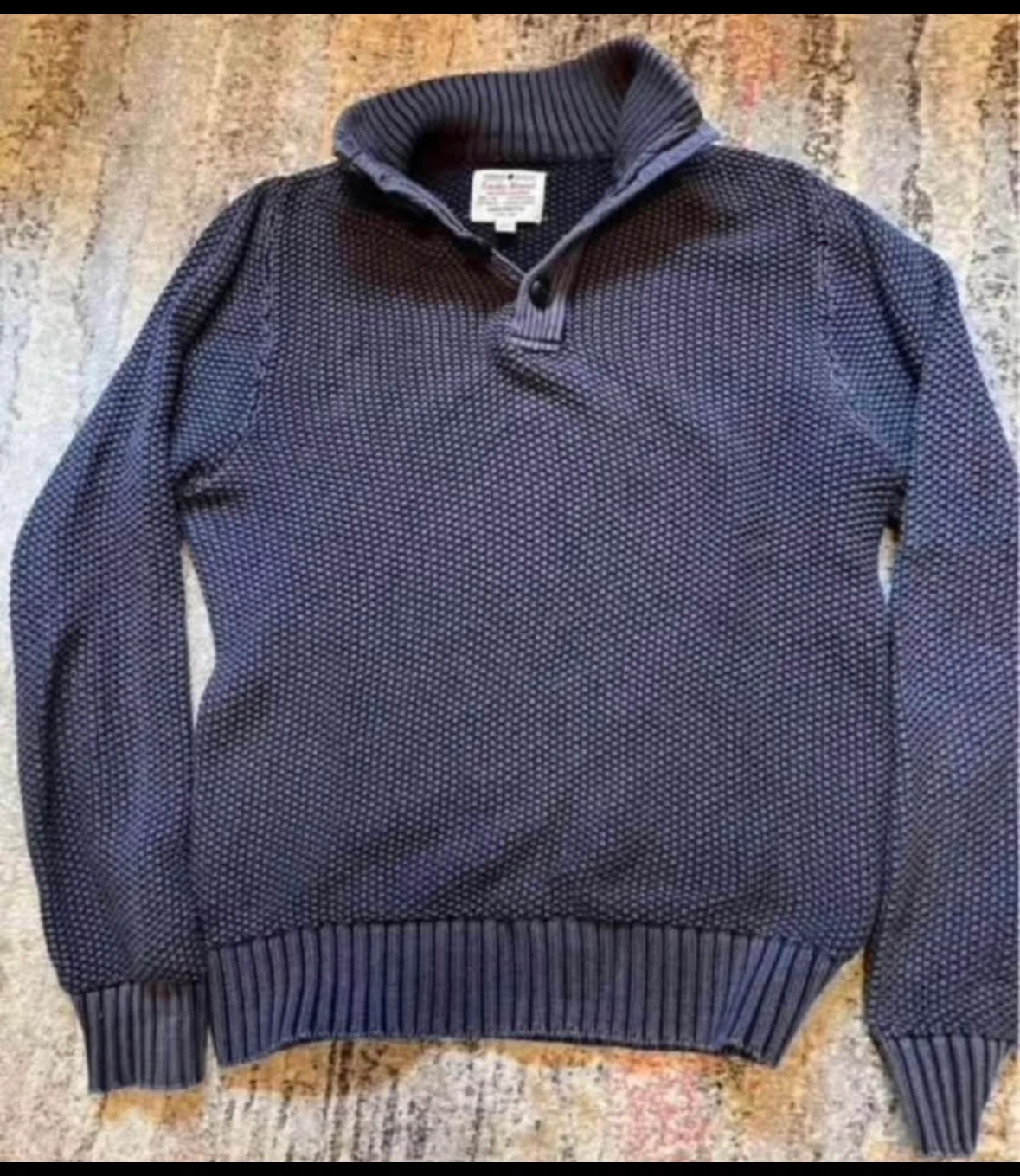 Lucky Brand waffle sweater - large