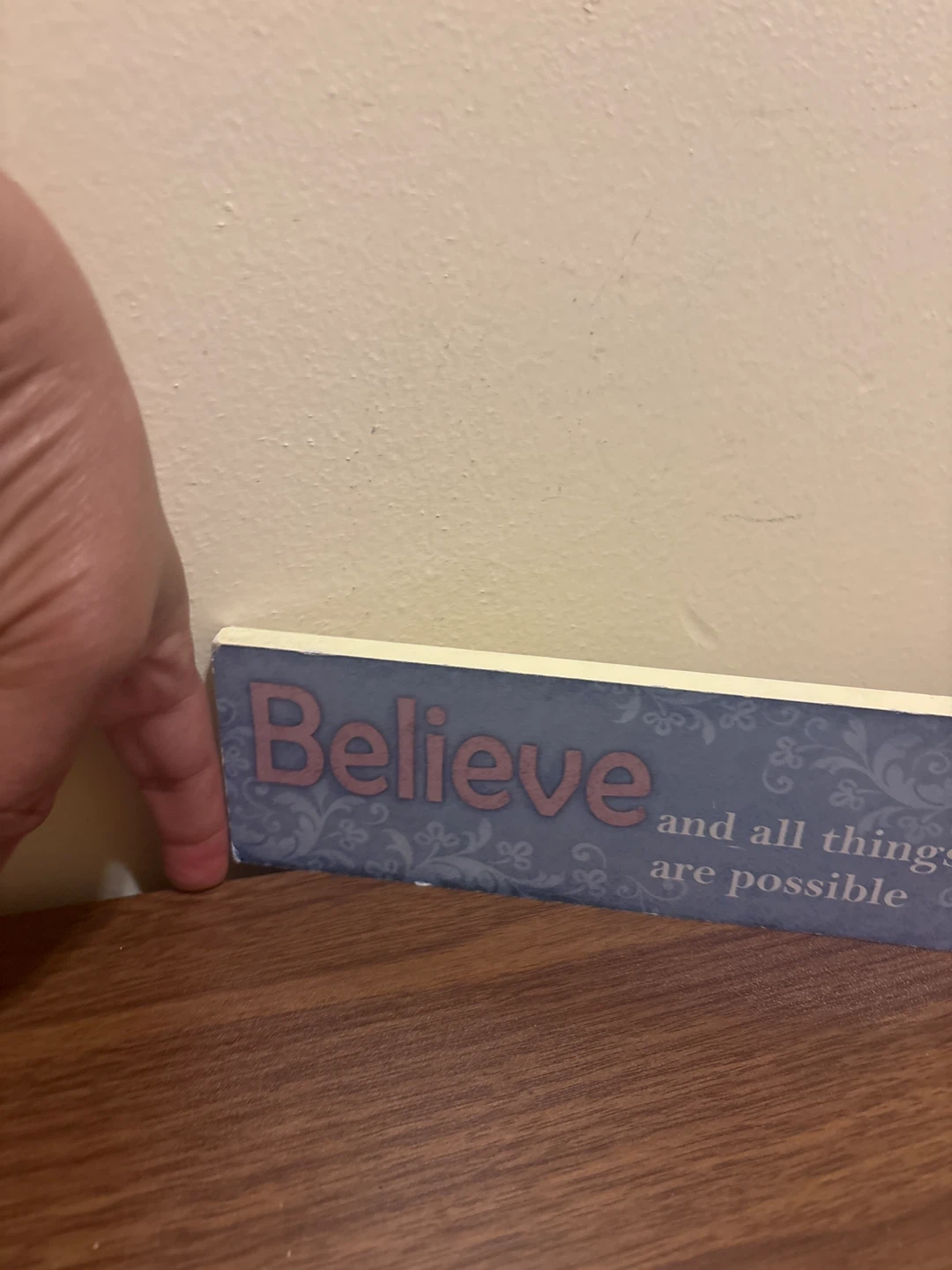 B ⚽ elieve and All Things Are Possible Shelf Sitter - photo 2