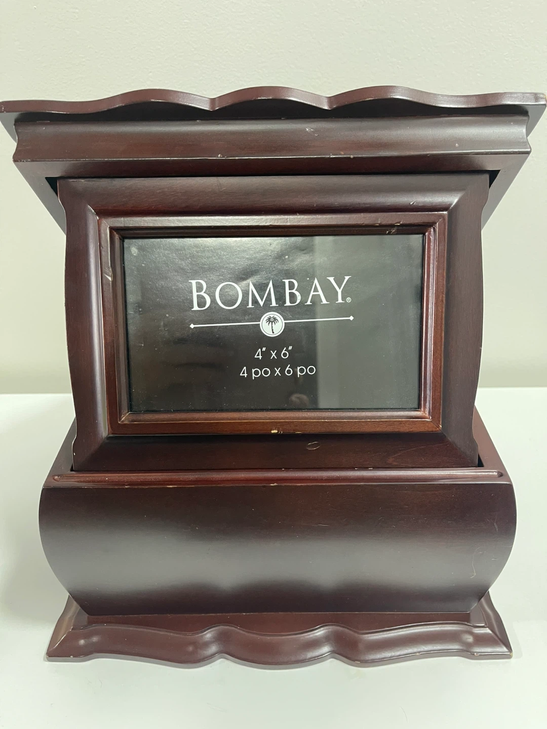 Bombay Wooden Hinged Box with Photo Frame - photo 2