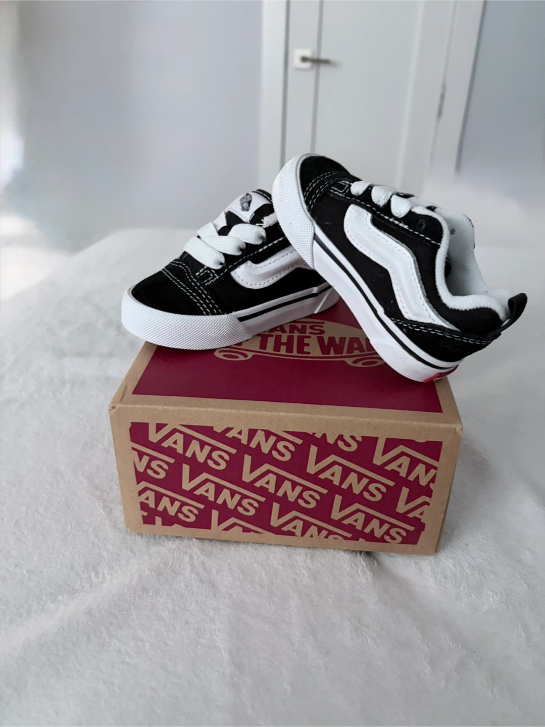 Vans Knu Skool Elastic Lace Toddler Shoes
