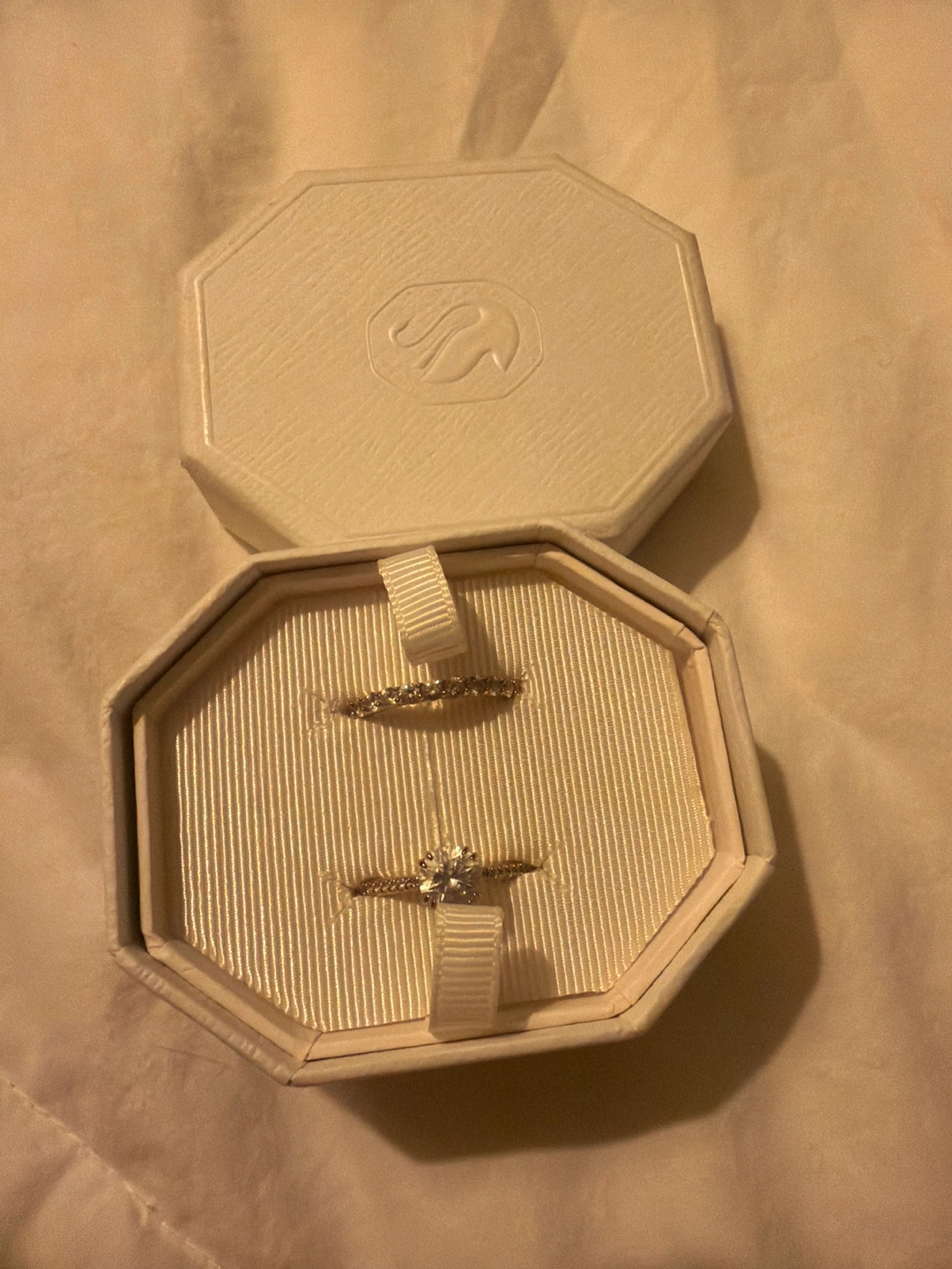 Swarovski Duo Ring Set
