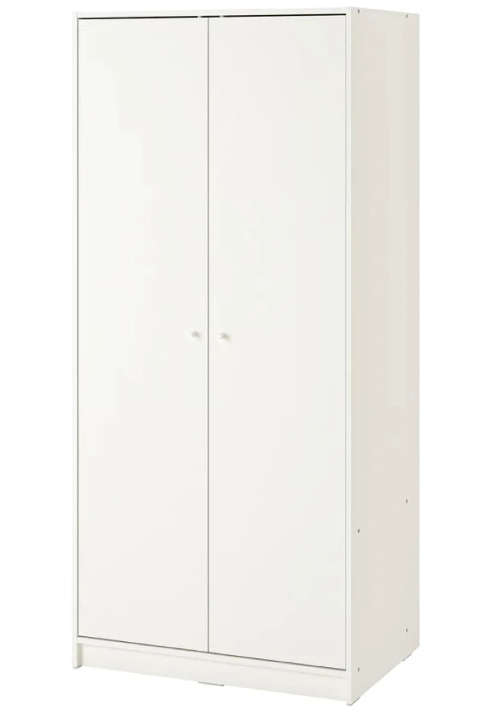 Ikea White 2-Door Wardrobe/Cabinet - photo 4