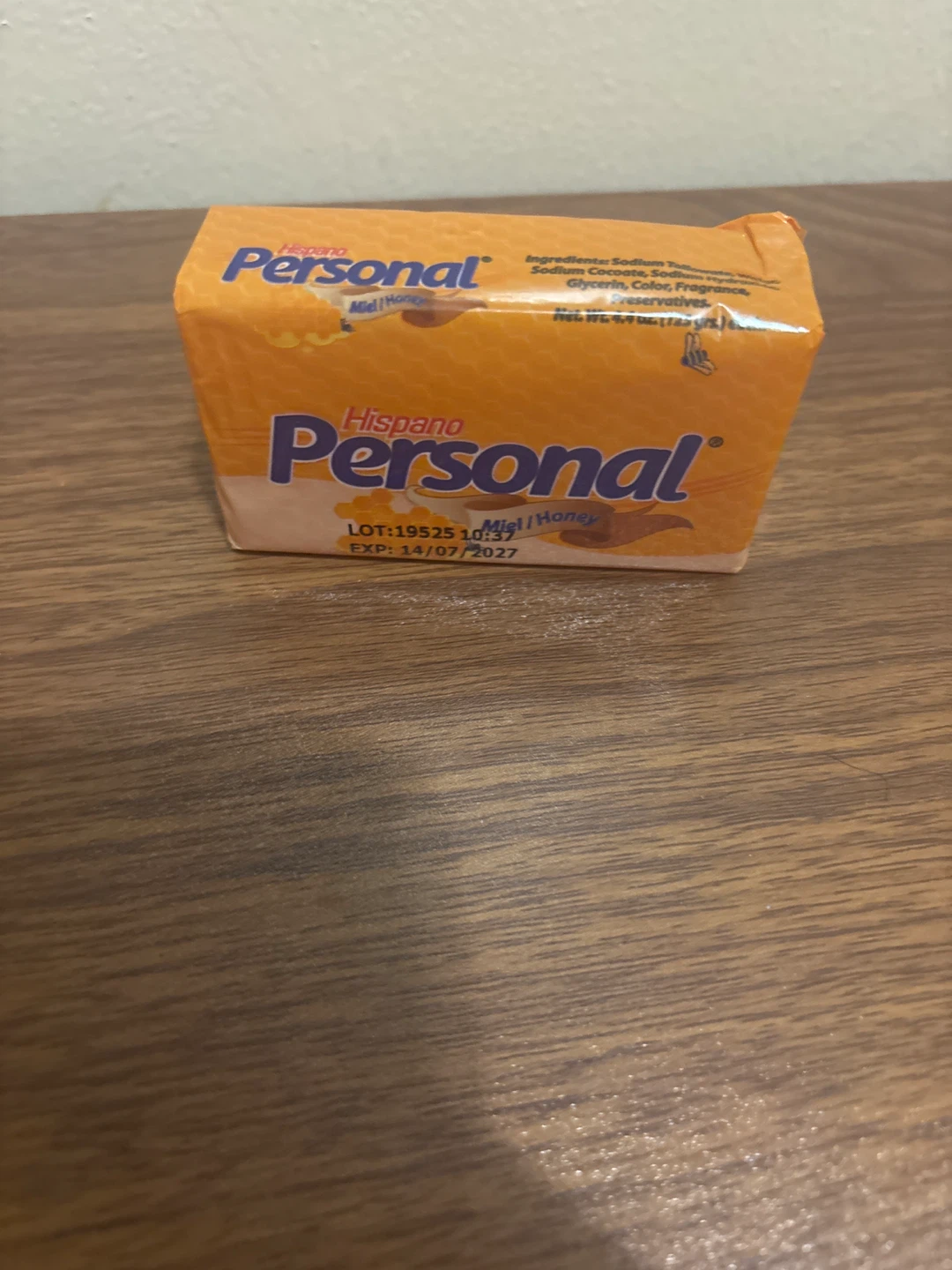⚽ Hispano Personal Honey Bar Soap
