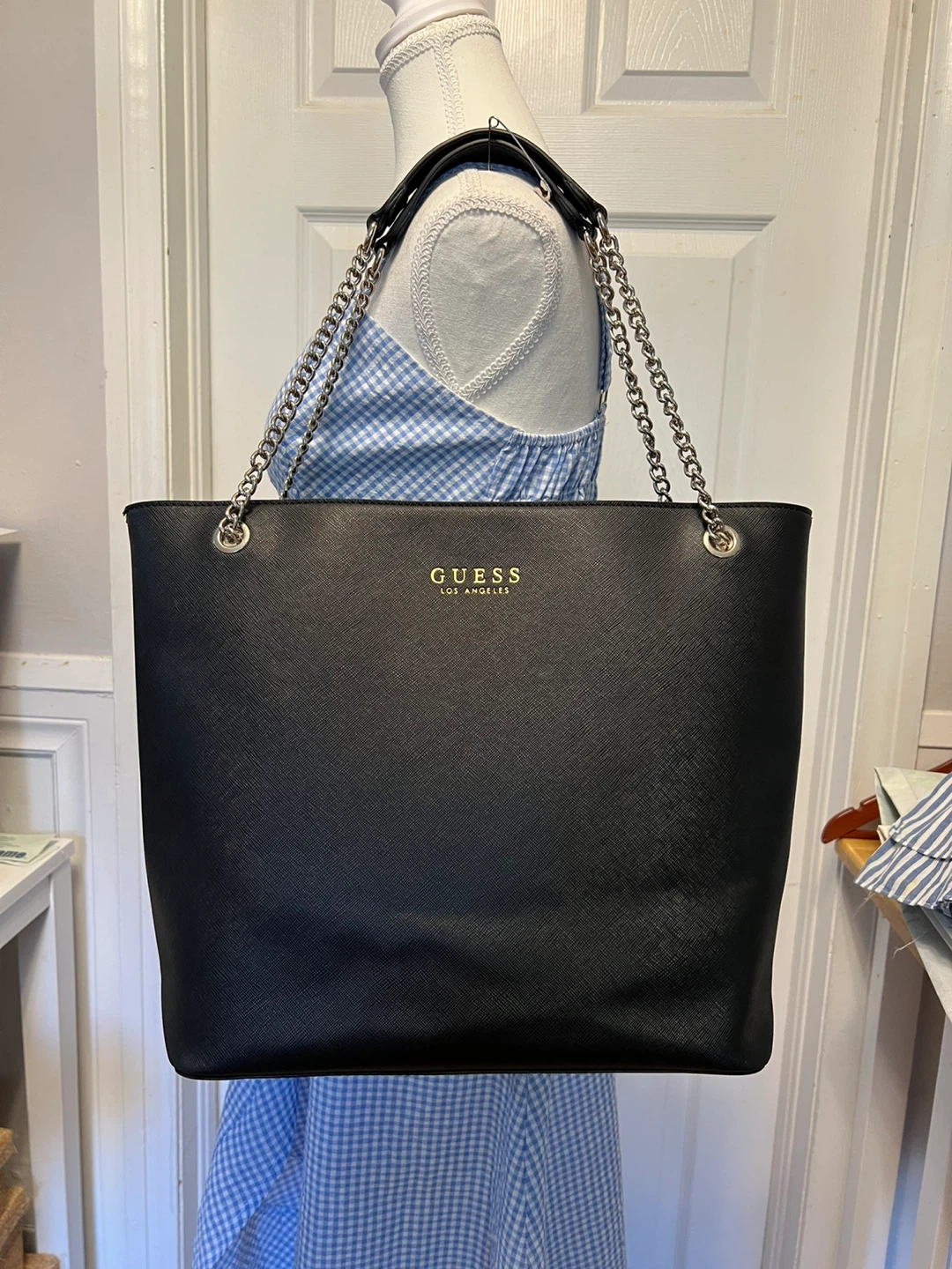 ⚽ Guess Tote Bag - Black - photo 4