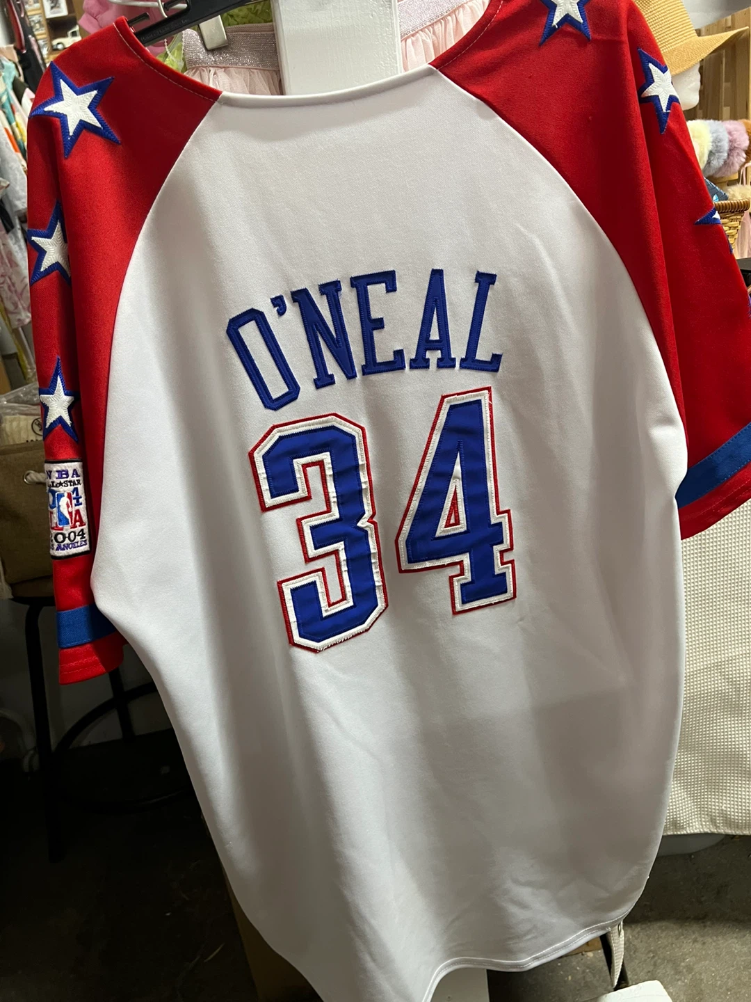 ⚽ O'Neal 34 "West All-Star" Basketball Jersey - photo 2