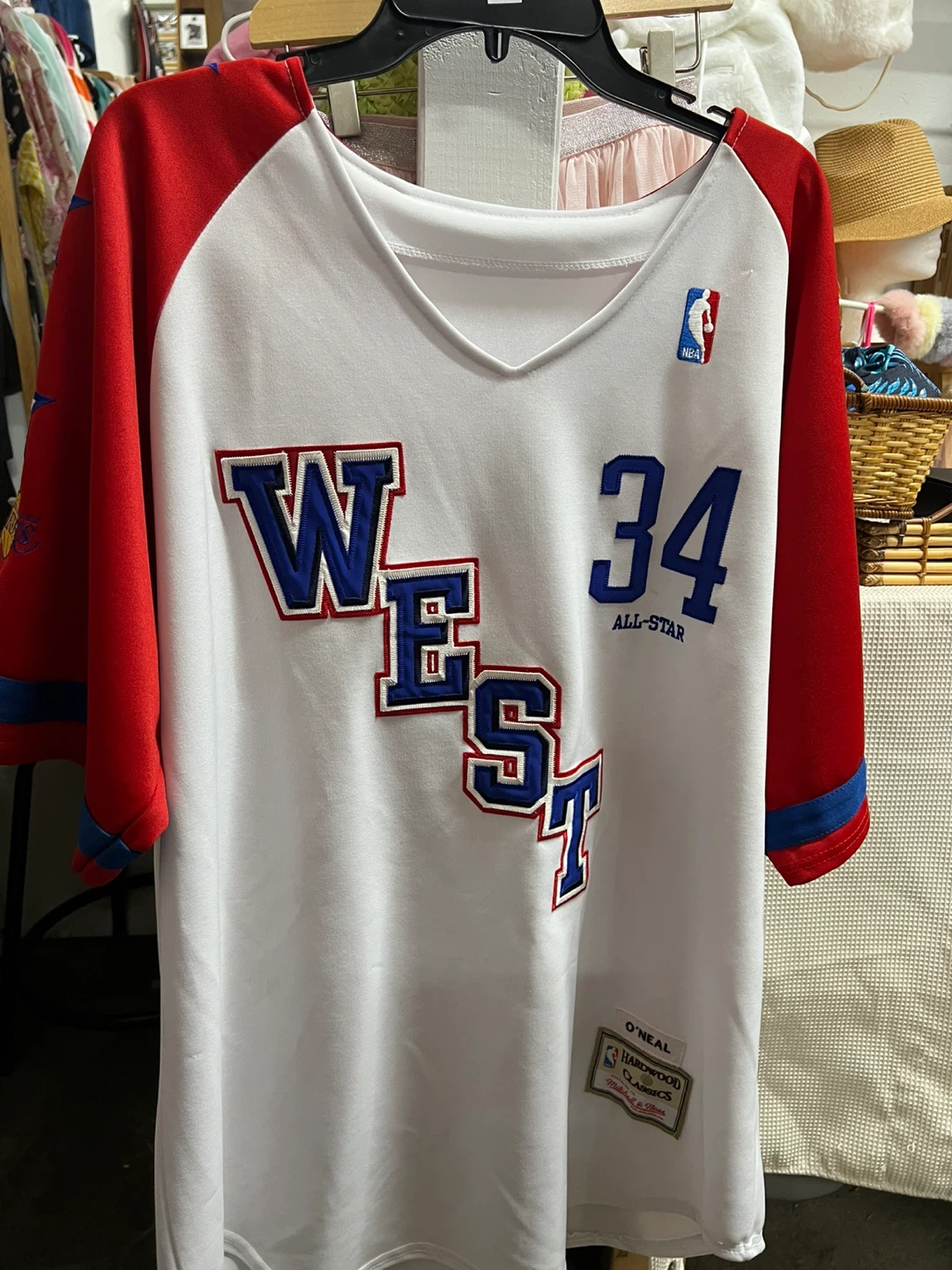 ⚽ O'Neal 34 "West All-Star" Basketball Jersey