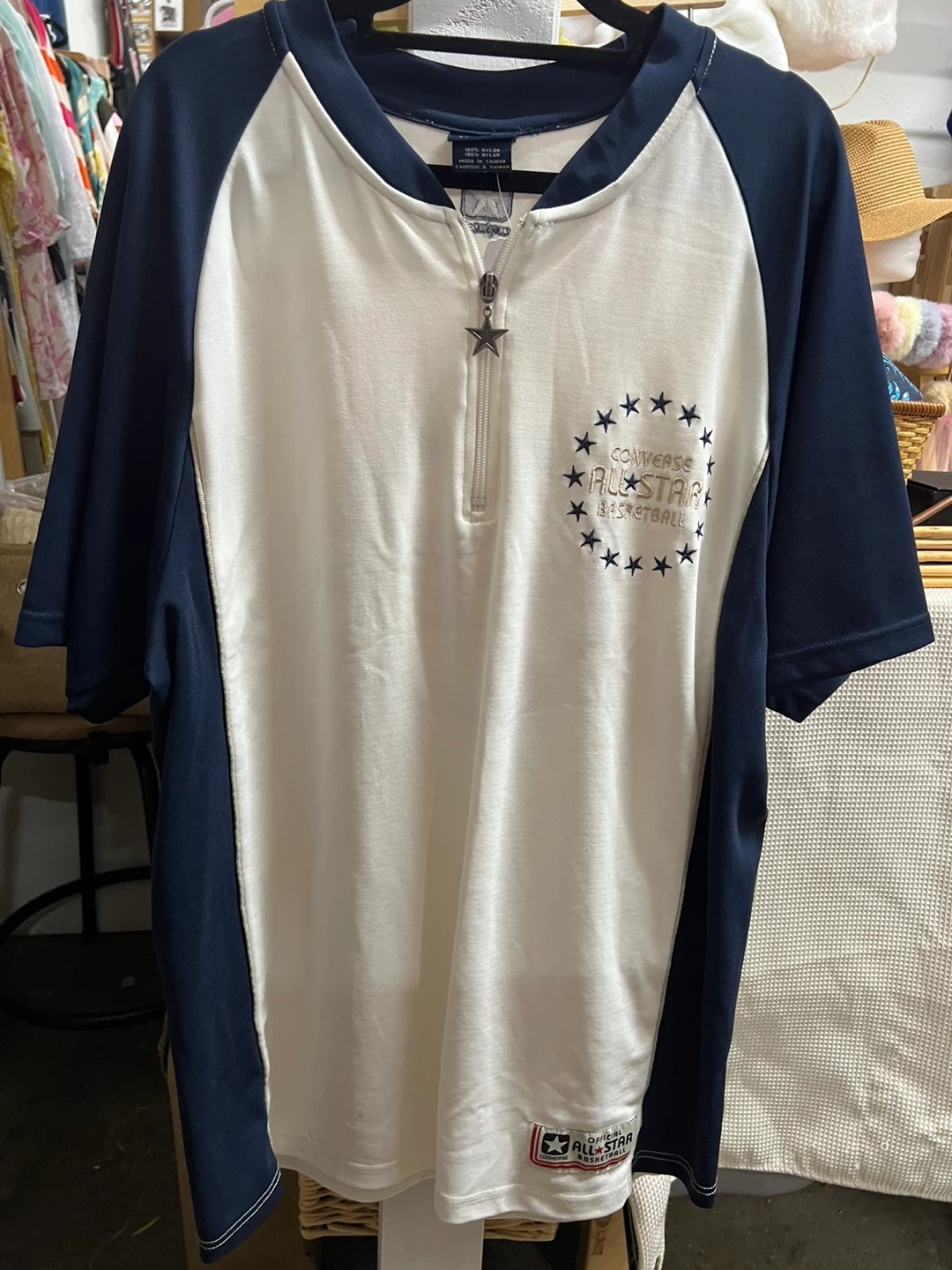 ⚽ Converse All Star Basketball Quarter Zip Shirt