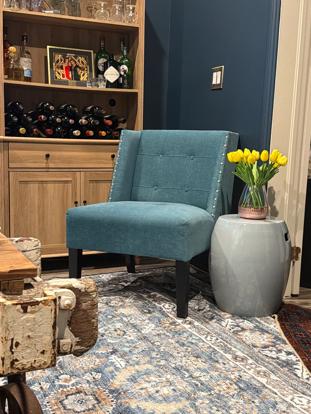Teal Accent Chair