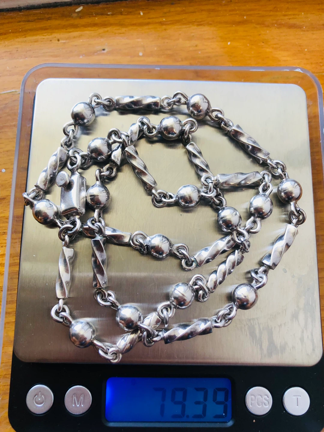 925 Sterling Silver Necklace TS-102 Mexico