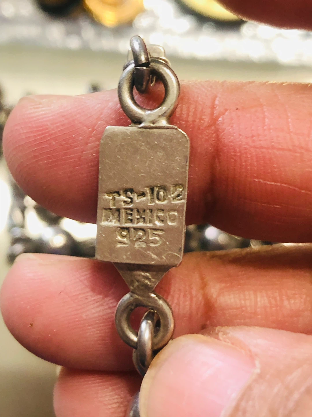 925 Sterling Silver Necklace TS-102 Mexico - photo 3