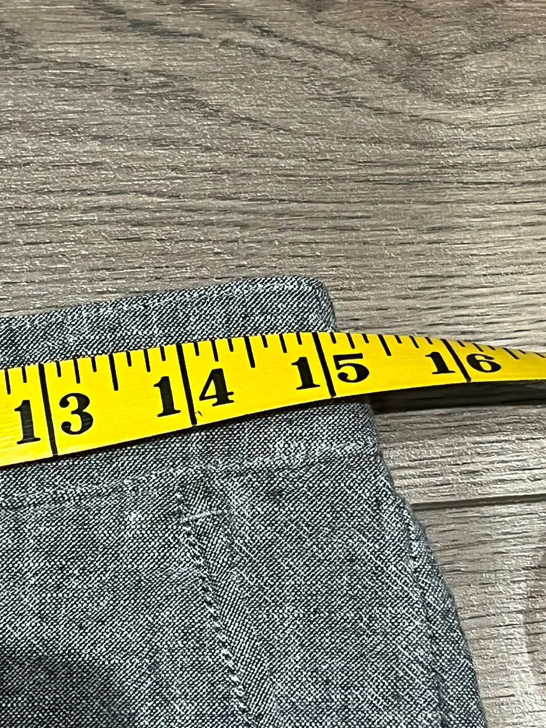 Grey Linen Blend Pants Size 8 - photo 4