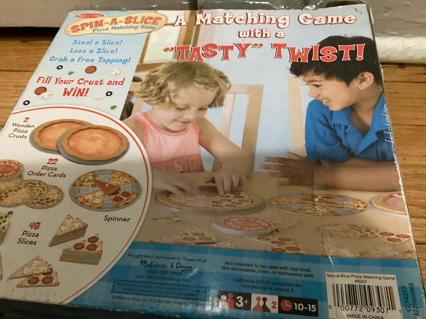 ⚽️Melissa & Doug Spin-A-Slice Pizza Matching Game - photo 3