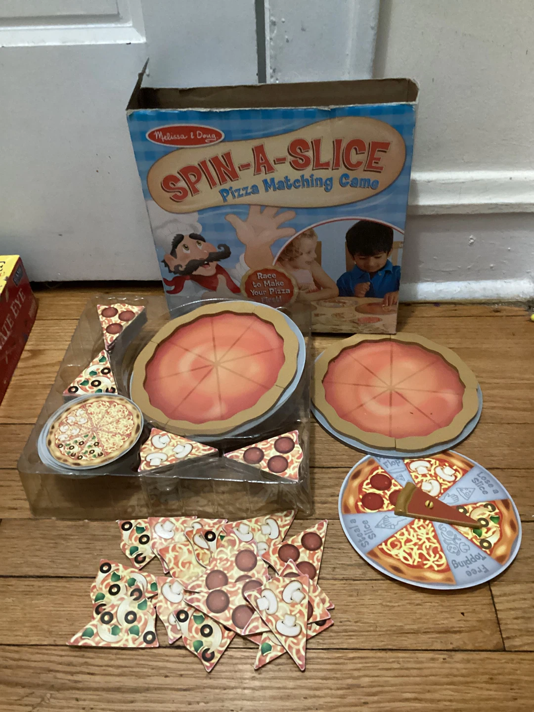 ⚽️Melissa & Doug Spin-A-Slice Pizza Matching Game