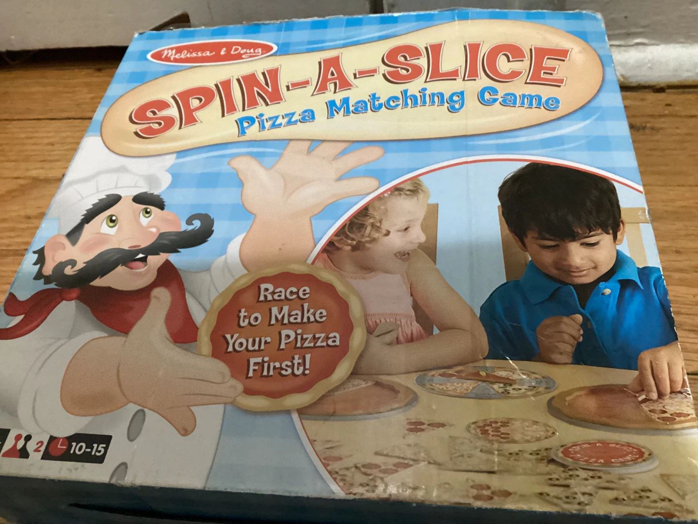 ⚽️Melissa & Doug Spin-A-Slice Pizza Matching Game - photo 2