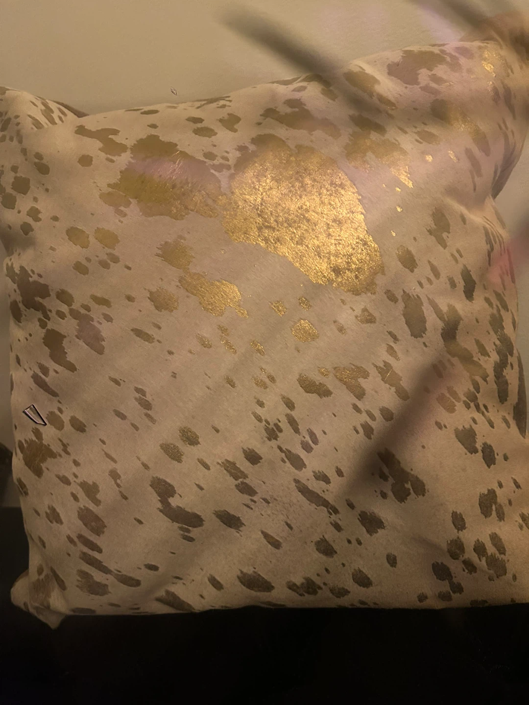 Decorative Throw Pillow - Cream coloured with Gold - photo 5